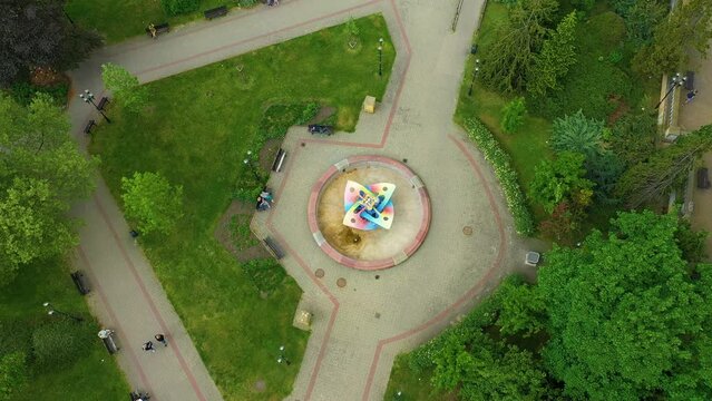 Freedom Square Opole Plac Wolnosci Aerial View Poland