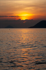 Sunrise on Nha Trang sea