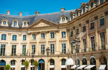 Fototapeta na wymiar The view of Hôtel Baudard de Saint-Paris