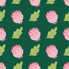 Floral Seamless Pattern. Design for fabric, textile, wallpaper, packaging  