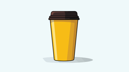 Plastic cup dome icon vector illustration graphic d