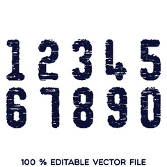 Sport Jersey Numbers Vector and Clip Art