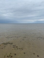 clouds over the sea