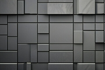Abstract 3d concrete cement tiles texture with square cubes mosaic background.