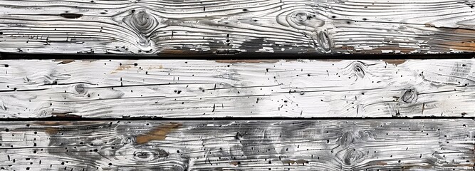 Worn Wooden Planks A Study in Texture and Age Generative AI