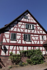 Fototapeta na wymiar Blick in die Altstadt von Dornstetten im Schwarzwald 