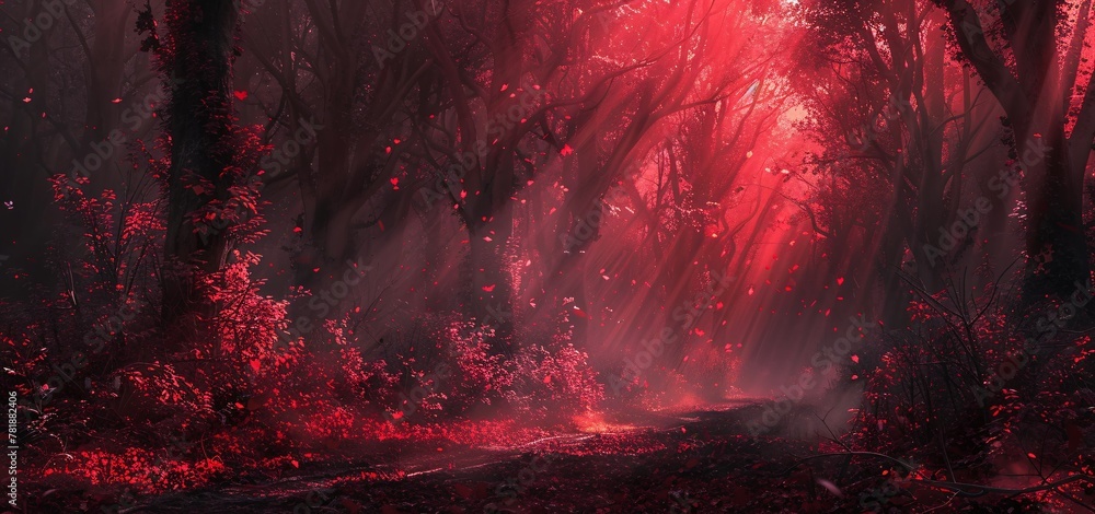 Poster the enchanted forest a journey through the realm of fantasy generative ai