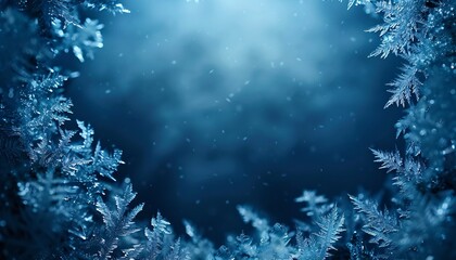 Fototapeta na wymiar Frozen Dreams A Winter Wonderland Generative AI