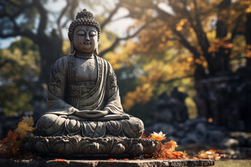 Buddha sculpture image. Buddhist religion. Topics related to the Buddhist religion. Asian country. Asian country. China. Japan. Thailand. Spirituality and relaxation.