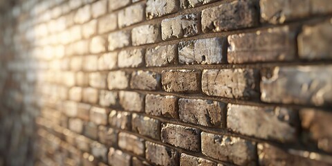 The Brick Wall A Study in Texture and Architectural Design Generative AI