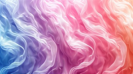 Fototapeta premium Wavy colorful fabric.