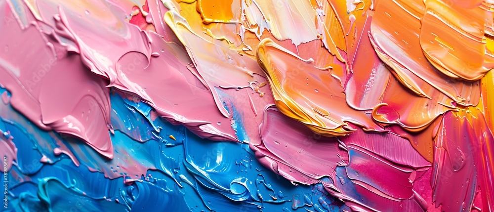 Aufkleber vibrant palette an exploration of color and expression generative ai