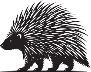 Porcupine SVG  Silhouette Design (87).eps