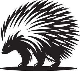 Porcupine SVG  Silhouette Design (88).eps