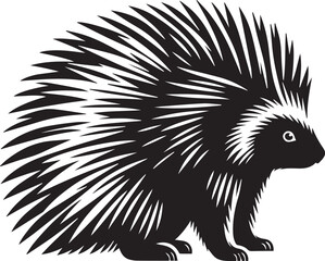 Porcupine SVG  Silhouette Design (94).eps