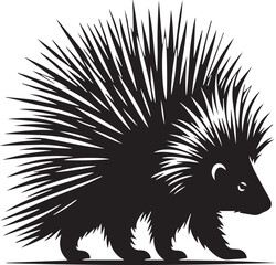 Porcupine SVG  Silhouette Design (102).eps