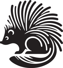 Porcupine SVG  Silhouette Design (103).eps