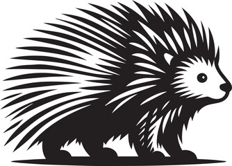 Porcupine SVG  Silhouette Design (108).eps