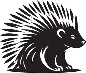 Porcupine SVG  Silhouette Design (109).eps