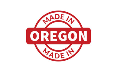 Made In Oregon Rubber Stamp