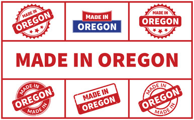 Made In Oregon Rubber Stamp Set