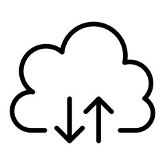 Cloud computing icon