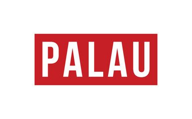 Palau Rubber Stamp Seal Vector