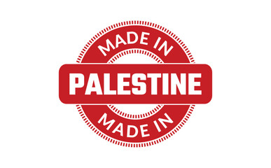 Made In Palestine Rubber Stamp
