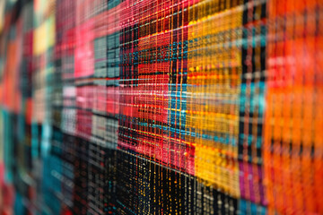 Closeup of AIa  s screen, displaying its prowess in weaving stories and texts