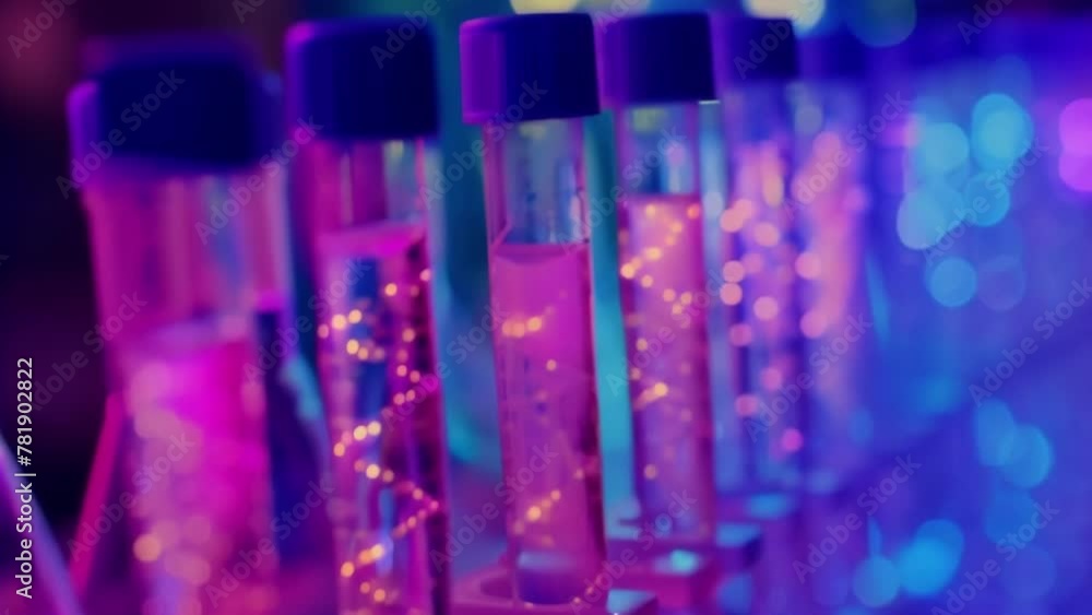 Poster a closeup of multiple test tubes filled with dna samples highlighting the importance of collecting a