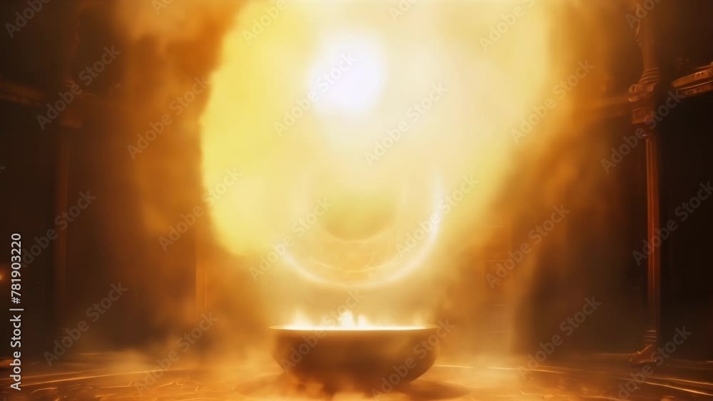 Poster the air in the alchemy workshop is thick with an otherworldly mist a result of the powerful concocti