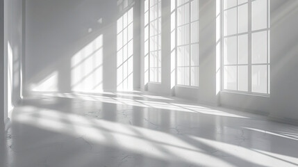 Pure Elegance White Studio Background Photography in a Bright and Modern Setting