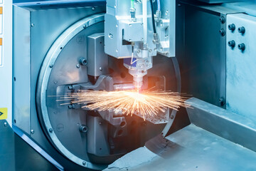 laser cutting machine controller by CNC program