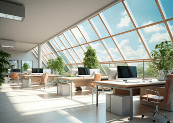 Modern Office Space with Natural Lighting