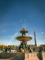 The Place de la Concorde is one of the major public squares in Paris, France