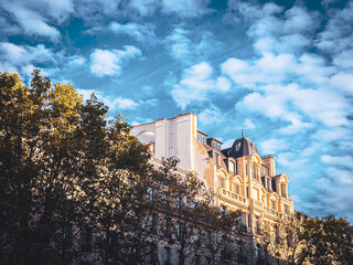 Street view of Paris city, France. - 781913028