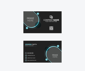 Customizable professional simple minimalist business card template design