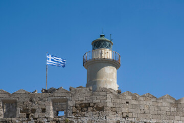 Festung Agios Nikolaos mit Leuchtturm, Rhodos - 781916653