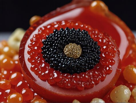 red and black caviar