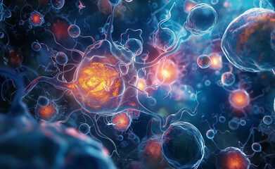 Cells Illuminated Immune System Nexus
