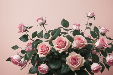 Fototapeta premium bouquet of roses
