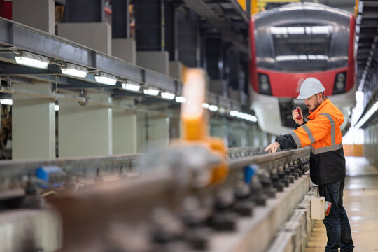 Rail engineer check and optimize overall infrastructure for energy efficient, green operations.