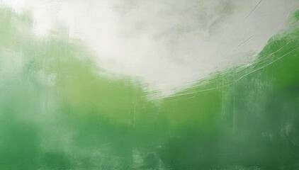 Zielone tło grunge. Odrapana ściana, stara farba. Abstrakcyjny wzór, puste miejsce, przestrzeń - obrazy, fototapety, plakaty