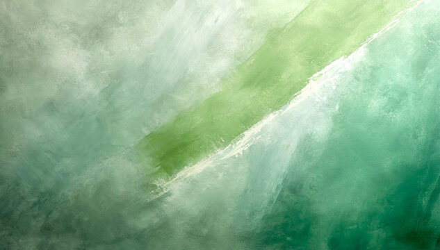 Fototapeta Zielone tło grunge. Odrapana ściana, stara farba. Abstrakcyjny wzór, puste miejsce, przestrzeń