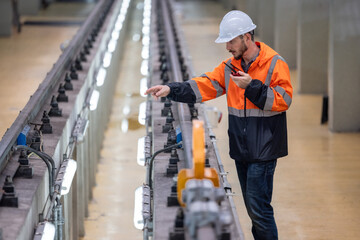 Rail engineer check and optimize overall infrastructure for energy efficient, green operations.