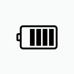 Battery Icon. Power, Energy Symbol. Applied for Design, Presentation, Website or Apps Elements.