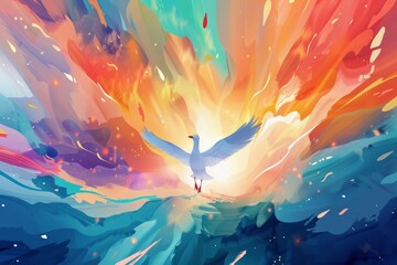 abstract background for Mother Goose Day