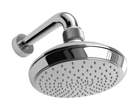 Showerhead Isolated on Transparent Background
