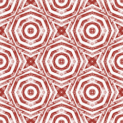 Mosaic seamless pattern. Wine red symmetrical - 781938682