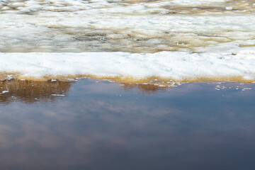 ice on the river